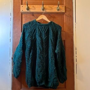 Vintage Express hand knitted sweater dress